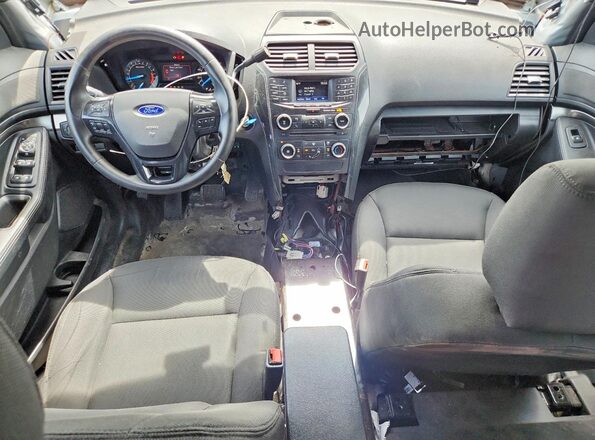 1FM5K8AR7HGC86424 2017 FORD EXPLORER Silver Widok deski rozdzielczej