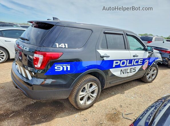 1FM5K8AR7HGC86424 2017 FORD EXPLORER Silver Tył prawy