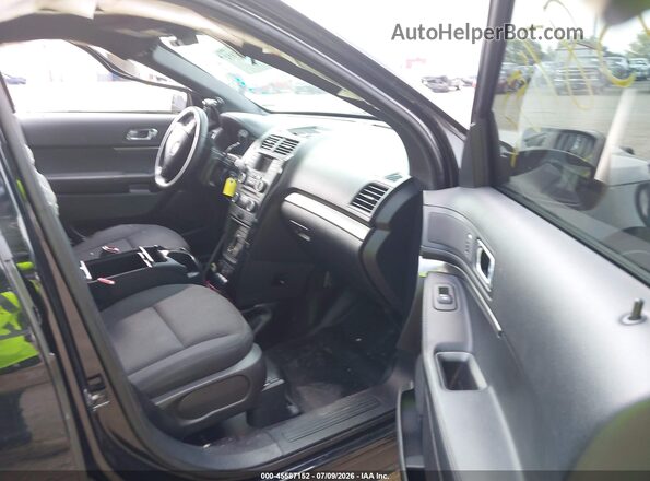 1FM5K8AR7HGC86858 2017 FORD EXPLORER Black Սալոնի դիմացի տեսք