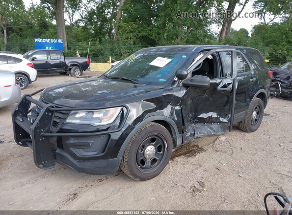 1FM5K8AR7HGC86858 2017 FORD EXPLORER Black Առջևի ձախ երեք քառորդ տեսարան