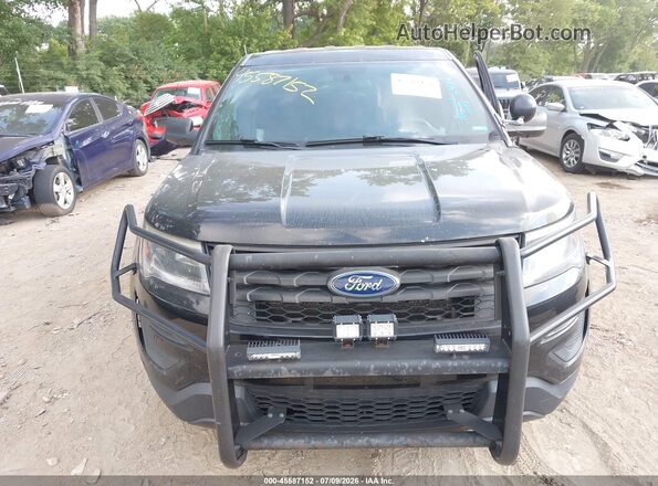 1FM5K8AR7HGC86858 2017 FORD EXPLORER Black Սարքավորումների վահանակի տեսք