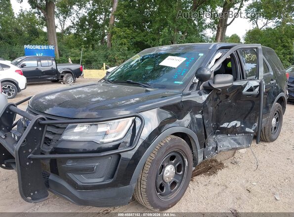 1FM5K8AR7HGC86858 2017 FORD EXPLORER Black Դիմացի տեսք