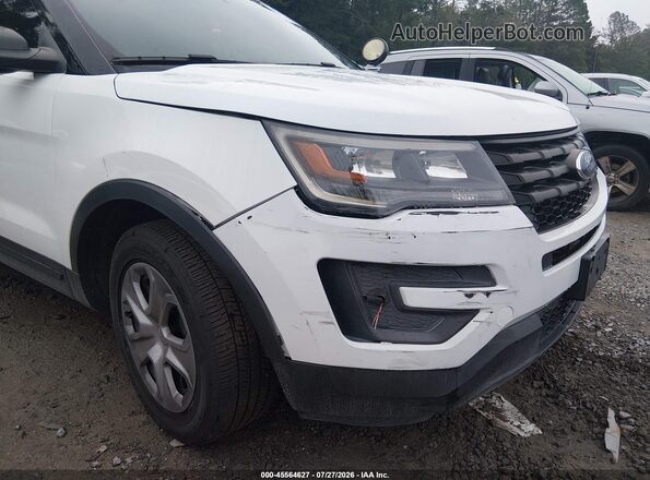 1FM5K8AR7JGA44254 2018 FORD POLICE INTERCEPTOR White Vista frontal