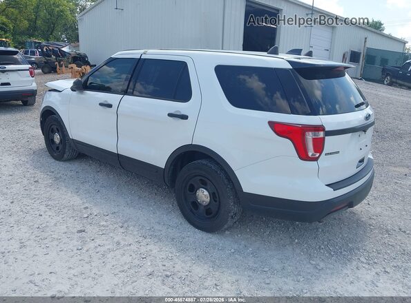 1FM5K8AR7KGA12907 2019 FORD POLICE INTERCEPTOR Белый Задняя левая четверть