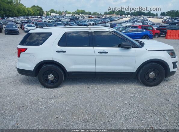 1FM5K8AR7KGA12907 2019 FORD POLICE INTERCEPTOR Белый Вид задней части салона
