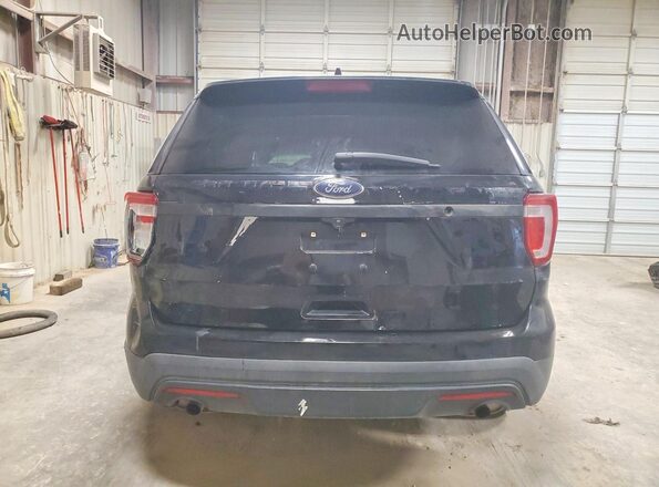 1FM5K8AR8GGC67752 2016 FORD EXPLORER Black Вид ззаду