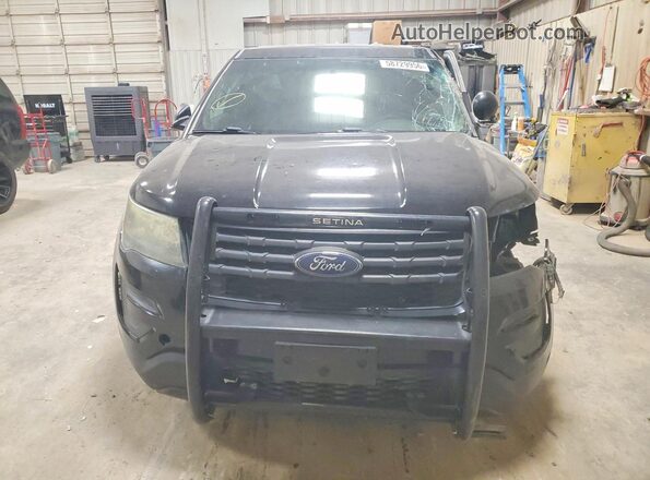 1FM5K8AR8GGC67752 2016 FORD EXPLORER Black Вид спереду