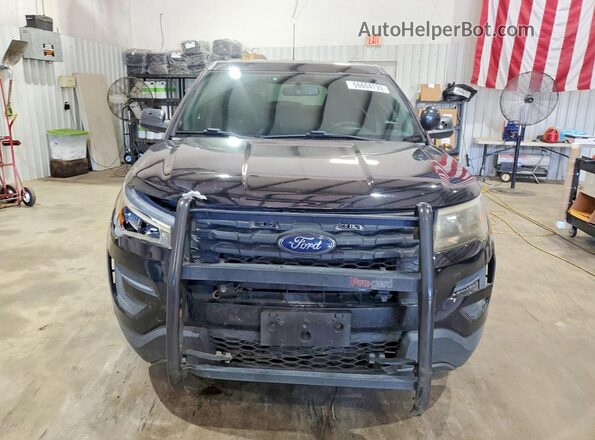 1FM5K8AR8HGC26085 2017 FORD EXPLORER Black წინა ხედი