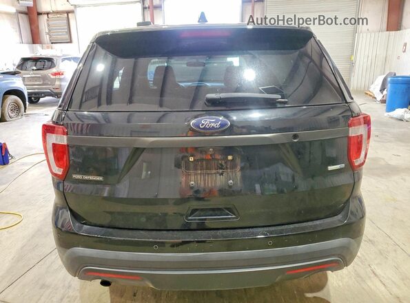 1FM5K8AR8HGC26085 2017 FORD EXPLORER Black უკანა ხედი