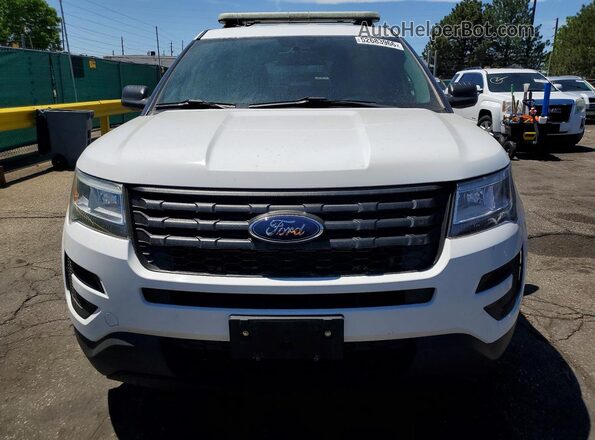 1FM5K8AR8JGC76653 2018 FORD EXPLORER White Widok z przodu
