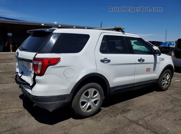 1FM5K8AR8JGC76653 2018 FORD EXPLORER White Tył prawy