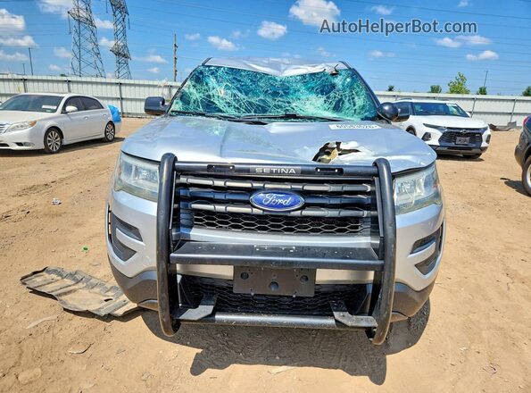 1FM5K8AR9GGA71965 2016 FORD EXPLORER Silver Դիմացի տեսք