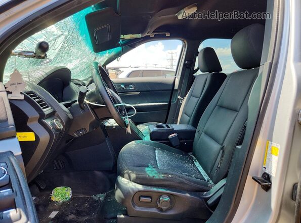1FM5K8AR9GGA71965 2016 FORD EXPLORER Silver Սալոնի դիմացի տեսք