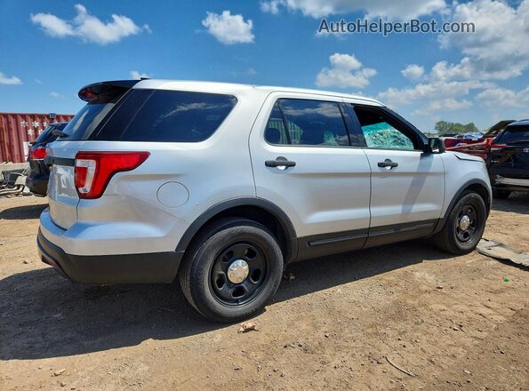 1FM5K8AR9GGA71965 2016 FORD EXPLORER Silver Հետևի աջ