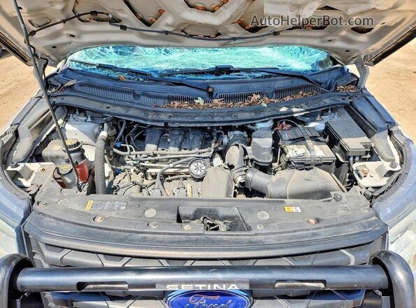 1FM5K8AR9GGA71965 2016 FORD EXPLORER Silver Շարժիչի բաժամունքի տեսք