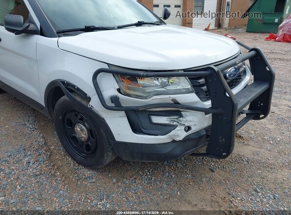 1FM5K8AR9GGC72703 2016 FORD UTILITY POLICE INTERCEPTOR White Դիմացի տեսք