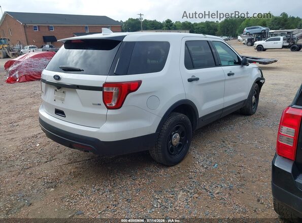1FM5K8AR9GGC72703 2016 FORD UTILITY POLICE INTERCEPTOR White Հետևի աջ