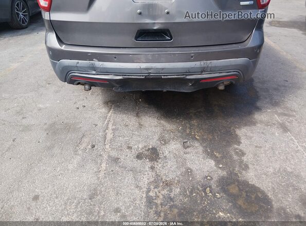 1FM5K8AR9GGD05747 2016 FORD UTILITY POLICE INTERCEPTOR Gray Widok z przodu
