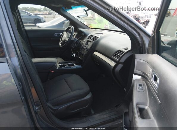 1FM5K8AR9GGD05747 2016 FORD UTILITY POLICE INTERCEPTOR Gray Widok wnętrza z przodu