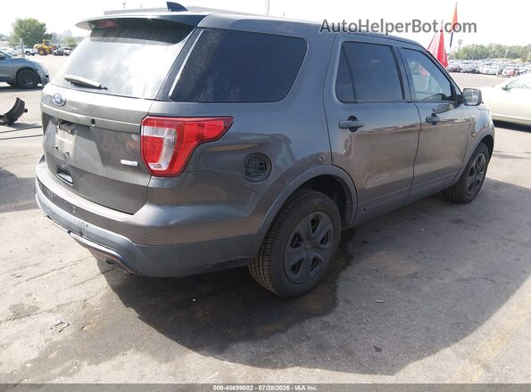 1FM5K8AR9GGD05747 2016 FORD UTILITY POLICE INTERCEPTOR Gray Tył prawy