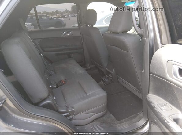 1FM5K8AR9GGD05747 2016 FORD UTILITY POLICE INTERCEPTOR Gray Widok naklejki z numerem VIN