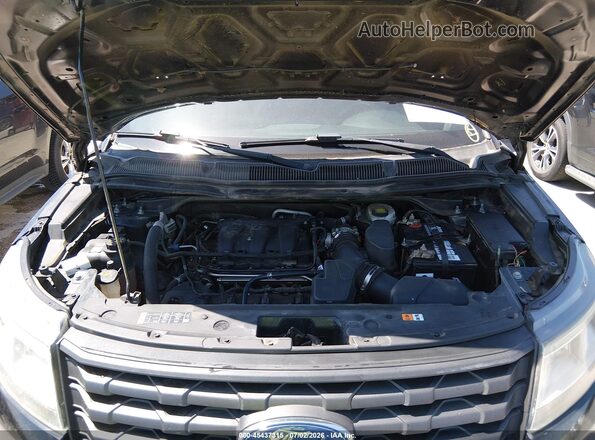 1FM5K8AR9GGD16456 2016 FORD UTILITY POLICE INTERCEPTOR Black უკანა ხედი