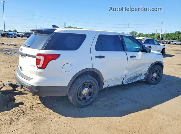 1FM5K8AR9JGA20778 2018 FORD EXPLORER White Задня права чверть