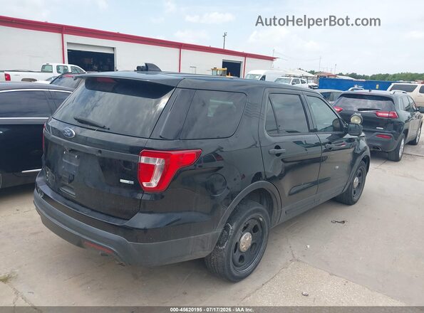 1FM5K8ARXGGC14857 2016 FORD UTILITY POLICE INTERCEPTOR Black Trasero derecho