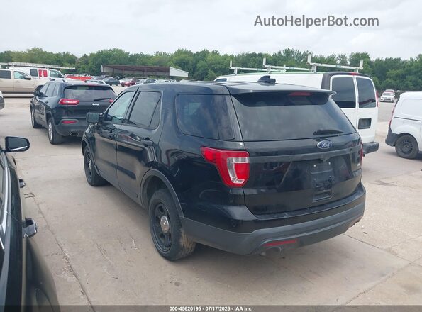 1FM5K8ARXGGC14857 2016 FORD UTILITY POLICE INTERCEPTOR Black Trasero izquierdo