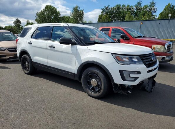 1FM5K8ARXHGE25851 2017 FORD EXPLORER White Delantero derecho