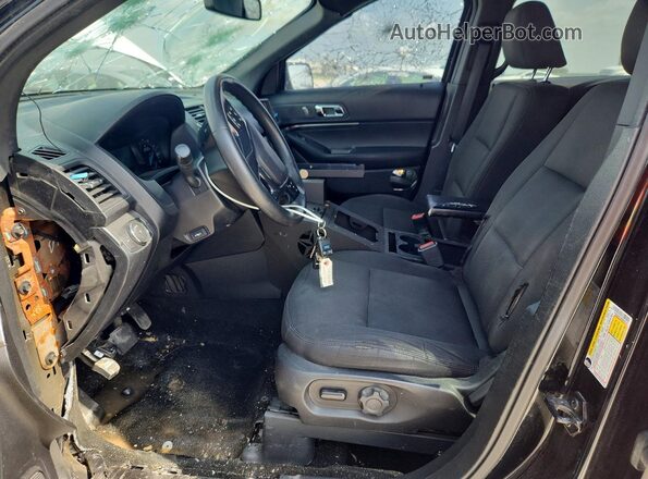 1FM5K8AT0HGD60147 2017 FORD EXPLORER Black Vista interior delantera