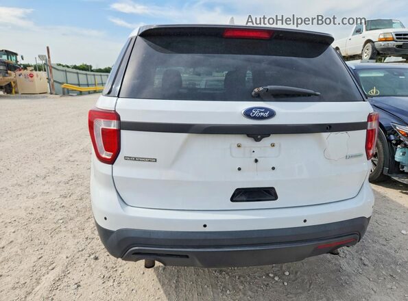 1FM5K8AT1HGA71276 2017 FORD EXPLORER White Вид ззаду