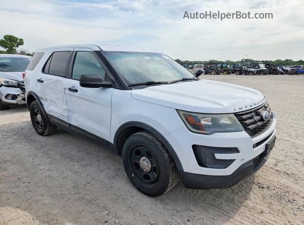 1FM5K8AT1HGA71276 2017 FORD EXPLORER White Передня права чверть