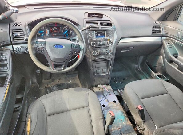 1FM5K8AT1HGA71276 2017 FORD EXPLORER White Вид панелі приладів