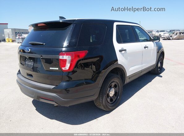 1FM5K8AT1JGA57903 2018 FORD POLICE INTERCEPTOR Black Задня права чверть