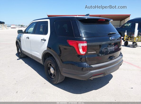 1FM5K8AT1JGA57903 2018 FORD POLICE INTERCEPTOR Black Задня ліва чверть