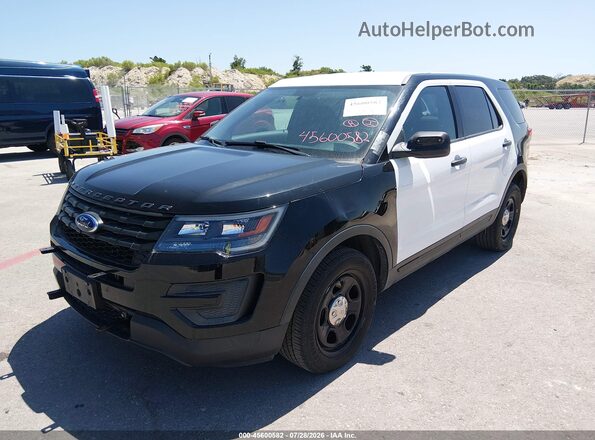 1FM5K8AT1JGA57903 2018 FORD POLICE INTERCEPTOR Black Передня ліва чверть