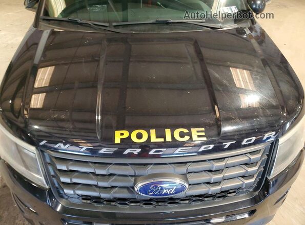 1FM5K8AT2GGD16035 2016 FORD EXPLORER Black ძრავის განყოფილების ხედი