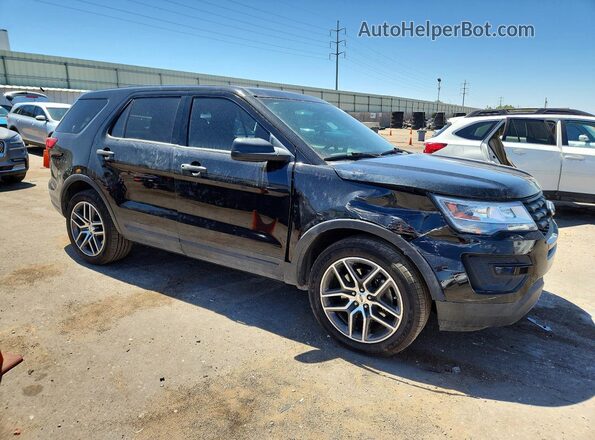 1FM5K8AT2KGA17007 2019 FORD EXPLORER Black წინა მარჯვენა