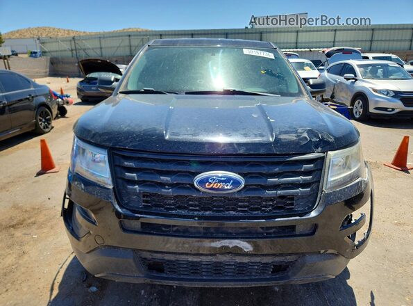 1FM5K8AT2KGA17007 2019 FORD EXPLORER Black წინა ხედი