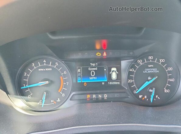 1FM5K8AT2KGA17007 2019 FORD EXPLORER Black ხელსაწყოთა პანელის ხედი