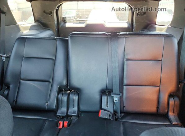 1FM5K8AT2KGA17007 2019 FORD EXPLORER Black უკანა სავარძლების ხედი