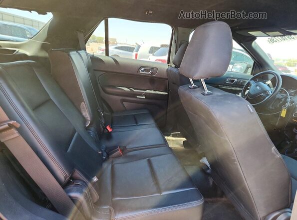 1FM5K8AT2KGA17007 2019 FORD EXPLORER Black უკანა სალონის ხედი