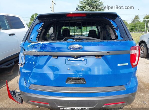 1FM5K8AT3JGC19434 2018 FORD POLICE INTERCEPTOR Blue 