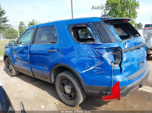 1FM5K8AT3JGC19434 2018 FORD POLICE INTERCEPTOR Blue 360 interior view