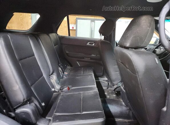 1FM5K8AT4GGC91882 2016 FORD EXPLORER Black უკანა სალონის ხედი