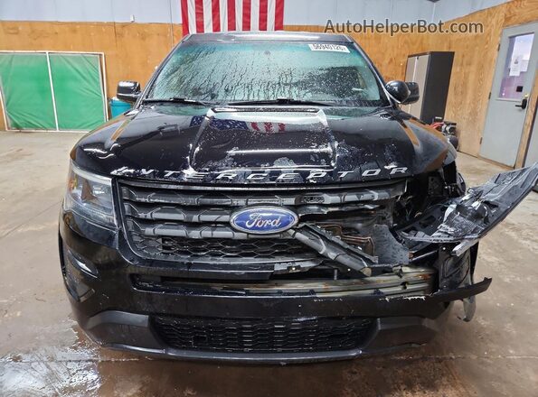 1FM5K8AT4GGC91882 2016 FORD EXPLORER Black წინა ხედი