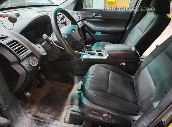 1FM5K8AT4GGC91882 2016 FORD EXPLORER Black წინა სალონის ხედი