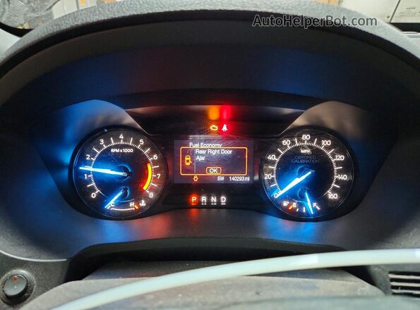 1FM5K8AT4GGC91882 2016 FORD EXPLORER Black ხელსაწყოთა პანელის ხედი