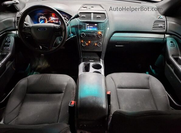 1FM5K8AT4GGC91882 2016 FORD EXPLORER Black წინა პანელის ხედი